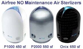 Airfree Air Sterilizers, the NO Maintenance Air Cleaner