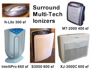 Surround Multi-Tech Air Ionizers