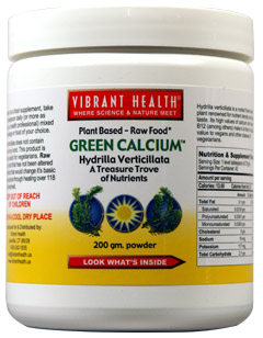 Vibrant Health Green Calcium Hydrilla Green Food Supplement